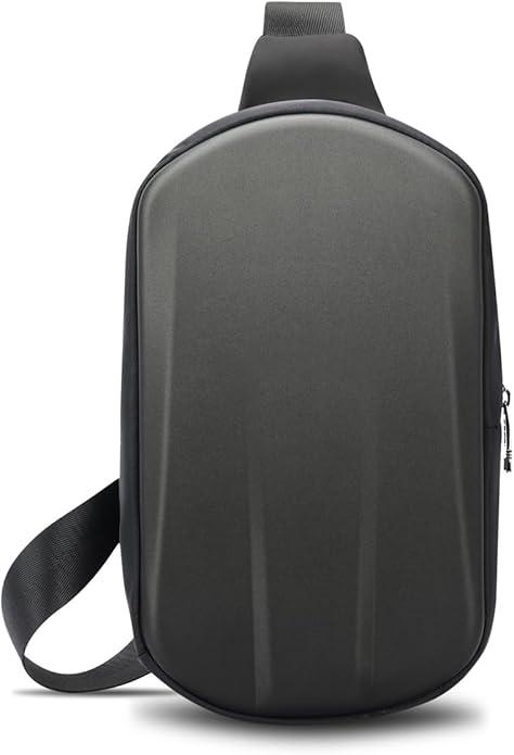 BOPai Hard Shell Crossbody Bag for Men Sling Shoulder Handbag