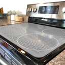 Stove Top Cover for Electric Stove - Silicone Stove Mat for Glass Top, Glass Cooktop Protector, XL Dish Drying Mats For Kitchen,Oven Covers for Electric Stove (Hyaline,30 x 21)