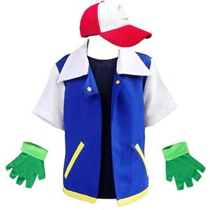 Cosplay Costume for Adult Kids, Halloween Hoodie, Jacket Gloves Hat Sets for Trainer (X-Large)