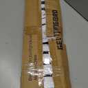 Over The Toilet Storage Bathroom Shelves Wall Mounted 3 Tier Space Saver Corner Shelf Organizer Bamboo Towel Rack Toilet Paper Cabinet with Hanging Rod White (Large)