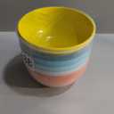 Homestockplus Unbreakable Cereal Bowls 25 OZ Microwave and Dishwasher Safe BPA-Free Bowl Dessert Bowls for Serving Soup, Oatmeal, Pasta and Salad [Set of 6] (Multicolor)