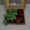 N&T NIETING Artificial Flowers, 25Pcs Fake Flowers Foam Roses with Stems Perfect DIY Wedding Bouquets Centerpieces Bridal Shower Party Mother's Day Home Flower Arrangement Decorations, Dark Red