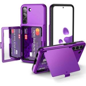 WeLoveCase for Samsung Galaxy S22 Wallet Case with Credit Card Holder & Hidden Mirror, All-Round Protection Shockproof Phone Cover Designed for Samsung Galaxy S22 5G, 6.1 inch Purple WeLoveCase for Samsung Galaxy S22 Wallet Case with Credit Card Holder & Hidden Mirror, All-Round Protection Shockproof Phone Cover Designed for Samsung Galaxy S22 5G, 6.1 inch Purple