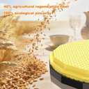 4 Pack Tortilla Sealers, 4-In-1 10"+8"+6"+4" Flour Tortilla Crimper, Quesadilla Maker, Tortilla Press - Make Tacos, Crumpet, Calzones, Burritos - Environmentally Friendly Biodegradable Material (Yellow and black)