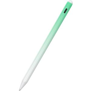 Stylus Pen for iPad 6th-11th Generation-2X Fast Charge Active Pencil Compatible with 2018-2025 Apple iPad Pro 11"/12.9"/M4, iPad Air 3/4/5/M2/M3,iPad Mini 5/6 Gen-Gradient White Green