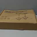 Projector Stand, 33LB Load Bearing & 22-55" Height Adjustable, for Projector/Laptop/DJ Gear, Outdoor/Office/Studio - Stable Base (Black)