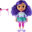 Gabby's Dollhouse DreamWorks, Sing & Celebrate Gabby Girl Doll, 13-Inches Tall with Sound Effects & Reversible Cat Ears, Kids Toys for Girls & Boys Ages 3+