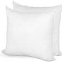 Hometex Throw Pillow Insert 17" x 17" Polyester Filled Standard Cover (2 Pack)