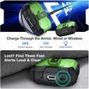 2 x for AirPods Pro 2 Case Cover[Safety Lock][Magnetic One-Click Open][Military Shockproof Armor]Double Rugged Outdoor Wireless Charging Case for AirPods Pro 2nd Generation with Keychain,Grass Green
