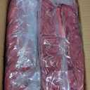 High Back Chair Cushion, 44" x 20" UV Resistant & Water-Repellent Patio Furniture Chair Pads with Non-Slip Ties for Rocking Chairs, Adirondack, Dinning Chairs, Wine Red, 2Pcs