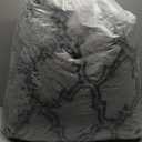 OCHAS Luxury Shag Area Rug Runner Modern Indoor Plush Fluffy Rugs, Extra Soft and Comfy Carpet, Geometric Moroccan Rugs for Bedroom Living Room Girls Kids Nursery, 8x10 Feet Grey/ Black