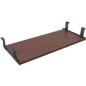 FRMSAET Furniture Accessories Office Product Suits Hardware 20/24/30 inches Keyboard Drawer Tray Wood Holder Under Desk Adjustable Height Platform. (30 inches, Cherry) (Large)