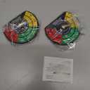 Hanaoyo Wood Stove Thermometer with Large Dial, Magnetic Stove Pipe Thermometer for Wood, Gas, and Pellet Stoves (2 Pieces) (Multicolored)