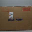 ANDY STAR Gold Bathroom Mirror, 20" x 30" Tilting Vanity Oval Mirror for Wall, Brushed Gold Stainless Steel Metal Frame Pivot Mirror Hangs Vertically Wall-Mounted