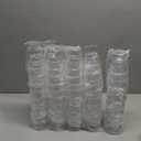 Tioncy 50 Pcs Acrylic Drinking Glasses 4.5 oz Small Whiskey Glass Clear Shot Glasses Bulk Unbreakable Stackable Mixed Drinkware Mini Beer Mug for Oktoberfest Drinking Bars Wine Vodka