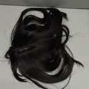 Hair Topper 18 inch Toppers Hair pieces for Women with Thinning hair 4"5" Comfortable Base Hairtopper Clip in Bangs (Natural Black)