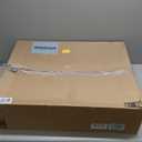 OCEST 18 Inch Large Outdoor Clock Waterproof Thermometer Hygrometer Combo Night Light Illuminated Wall Clocks Battery Operated Silent Non-Ticking Ideal Patio Clock for Garden Pool Porch Yard Garage (White)