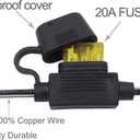 14AWG 2-Way Splitter, SAE Connector,1 to 2 SAE Connector Power Charger Adapter