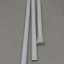 White Tension Curtain Rod for Windows 28 to 48 inch, Adjustable Expandable Pressure Spring Curtain Rod No Drilling, 7/8" Curtain Rod for Bedroom Doorway Closet Door