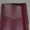 Oxford Clear Front Report Cover, 3 Prong, 1/2 inch Capacity, Burgundy, Letter Size, 25 per Box, (53341)