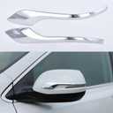 for Honda 2017 2018 2019 2020 2021 2022 CRV CRV Chrome Rear View Mirror Side Molding Cover Trims (Rearview Trims(2 Pcs))