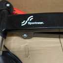 Sportneer Bike Trainer - Magnetic Indoor Cycling Trainer Stand for 26-28" & 700C Wheels, 6 Resistance Levels Stationary Bike Stand with Quick Release Lever & Front Wheel Riser Block