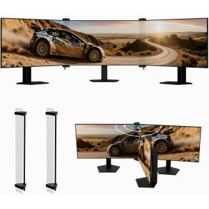 ZGRG Bezel Free Kit for 24"-32" monitor; Triple monitor Bezel Free Kit; ultrawide monitor kit (Set of 2)