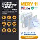 BNX TruFilter 14x18x1 Air Filter MERV 11 (12-Pack - MADE IN USA - Allergen Defense Electrostatic Pleated Air Conditioner HVAC AC Furnace Filters for Allergies, Dust, Pet, Smoke, Allergy MPR 1200 FPR 7