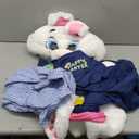 Morph Easter Bunny Costume Adult Rabbit Mascot Dungarees Suit for Easter Costumes Celebrations and Events Size XL