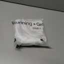 RUNNING GIRL High Impact Sports Bras for Women, High Support Running Strappy Women's Sports Bra with Sewn in Pads (White, XL)