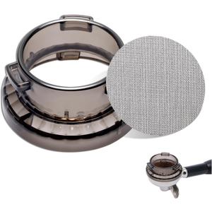 54mm Dosing Funnel with 53.5mm Puck Screen, Catcan Espresso Portafilter Funnel for Breville Series Barista