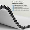 CINONEKO Motorized Cellular Shades with Remote,No Drill Smart Blackout Honeycomb Blinds, Cordless Automatic Electric Window Shade with Solar Panel, Alexa & Google, Rechargable, White 35" W x 64" H