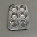 Nordic Ware Naturals Compact Muffin Pan - Natural Uncoated Aluminum, Toaster Oven and Broiler Safe