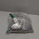 QACCF Qacf Long Curly Mens Wizard Mustache Wig Halloween Costume Cosplay Viking Fake Beard Wig (Grey)