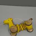 Baby Toys Car,Wooden Pull Along Toddler Toy, Developmental Toy for 1 Year Old Girl Boy Birthday Gift (Giraffe)