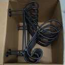 Tandefio 2 Pcs Plate Rack 4 Place Plate Holder Multiple Plates Display Stands 4 Tier Metal Dinnerware Display Stand China Platters Vertical Racks Setting for Cabinet Kitchenware Storage Organizer