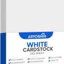 100 Pack White Cardstock 8.5 x 11 Certificate Paper, 65lb/180 gsm, Card Stock Printer Paper for Wedding, Cards Making, Office Printing, Invitations, DIY Cards