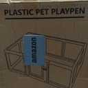 Clear Acrylic Dog Playpen Indoor, Puppy Cat Small Pet Play Pen, Pet Cat Foldable Playpen for Rabbits, Dog Fence Crate Kennel Whelping Cage (White, 10 Panel)