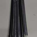 Black Shower Curtain Rod 31 to 80 Inch,1 Inch Diameter Adjustable Spring Tension Stainless Steel Telescoping Rod,Easy Install,No Rust