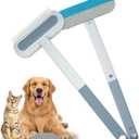 Pet Hair Remover Set – Removes Pet hair from Carpets, Furniture & Car Seats For Cat & Dog, includes 4-in-1 Magic Brush (Extended Handle) & a Electrostatic cat Hair Remover Glove