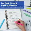 WRITECH Retractable Highlighters Assorted Colors: Chisel Tip Click Aesthetic Highlighter Marker Pens Pack Multi Colored Ink No Bleed Smear for Highlighting Journaling (12ct Mild+Vintage)