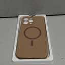 Magnetic for iPhone 16 Pro Max Case, Compatible with MagSafe, Full Camera Protection, Military-Grade Protection 3.0mm Thicken Silicone Phone Cover for 16 ProMax 6.9", Desert Brown