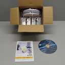 Ensenior 4 Pack 6 Inch LED Recessed Light, Dimmable, 2700K-5000K 5CCT, 1200LM High Brightness, 12W 120V, Damp Rated, Ultra-Thin Canless Wafer Ceiling Light - ETL & FCC & IC