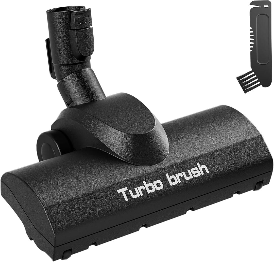 Turbo Brush Compatible with Miele C1 C2 C3 CX1 Vacuum Cleaners, Air Driven Floorhead for Low to Medium Pile Carpets Rugs Stairs and Hard Floors