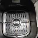 Kitchen Elite Air Fryer Stainless Steel with View Window, XL 8.5QT Large Airfryer, 8-in-1 Digital Control, 400F Temp Controls, Nonstick Dishwasher-Safe, Space-Saving, Roast, Broil, 1500W