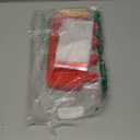 Ozera 2 Pack Popsicles Molds, Homemade Cake Pop Molds Cakesicle Molds Silicone Popcical Molds, 4 Cavities Ice Pop Cream Molds Maker with 50 Wooden Sticks & 50 Popsicle Bags for DIY Popsicles (Red)