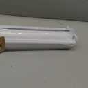 Joydeco No Drill Zebra Blinds for Windows, Cordless Day & Night Dual Sheer Roller Shades, Easy Installation, Free-Stop Lift System, Light Filtering Privacy Blinds for Home(White,27" W x 75" H)