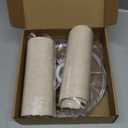 Lamp shades Set of 2, Drum Lamp shades 11" Top x 13" Bottom x 10" High,Medium Lampshades,Natural Linen Lamp Shades for Table Lamp & Floor Lamp - Lampshades Replacement (Beige)