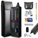Diamond Tester Pen - Jewelry Diamond Tester with 60X Mini LED Magnifying Diamond Selector for Novice and Expert