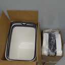 Vanpopubs 2 Pack 2.7 Gal Bathroom Trash Can with Lid, Automatic Trash Can Small Smart Garbage Can Touchless, Slim Motion Sensor Waterproof Plastic Trash Bins for Bedroom Office Kitchen Toilet (White)